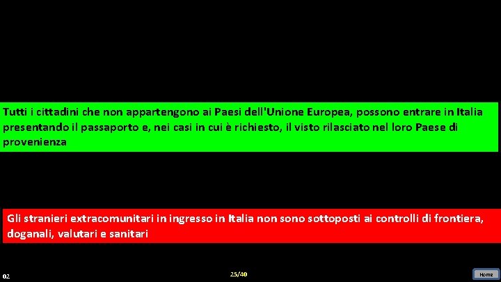Tutti ii cittadini che non appartengono ai ai Paesi dell'Unione Europea, possono entrare in