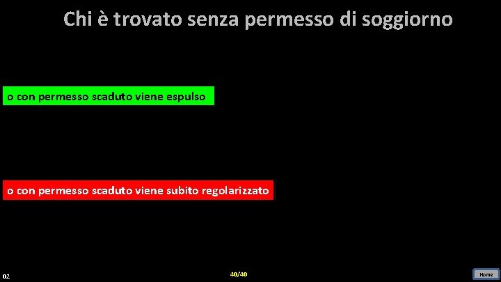 Chi è trovato senza permesso di soggiorno o con permesso scaduto viene espulso o