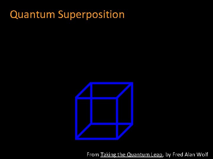 Quantum Superposition From Taking the Quantum Leap, by Fred Alan Wolf 