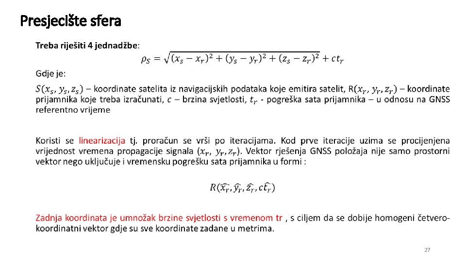 Presjecište sfera • 27 