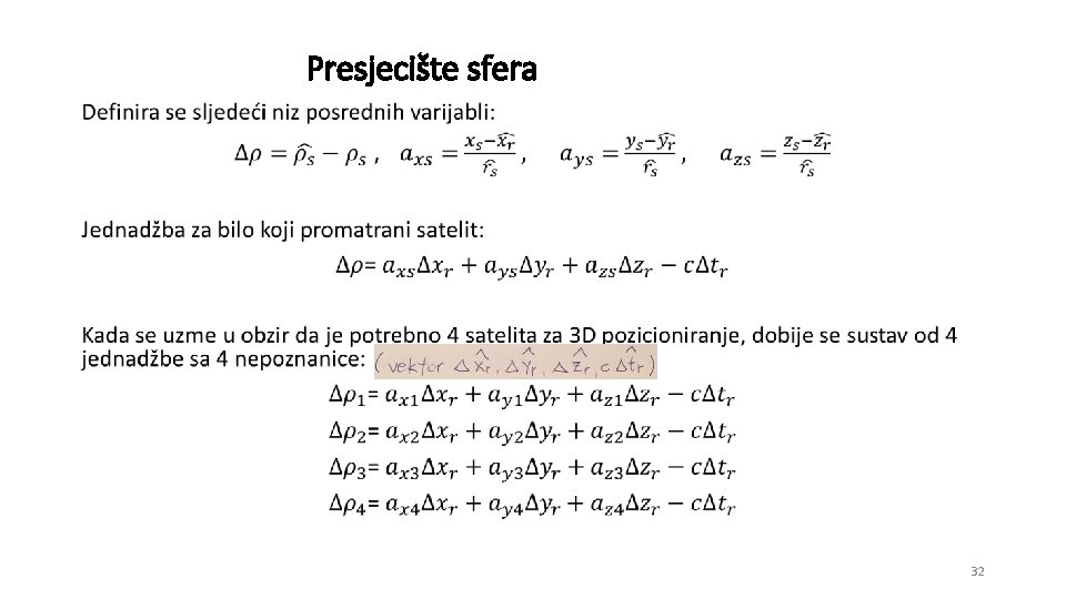 Presjecište sfera • 32 