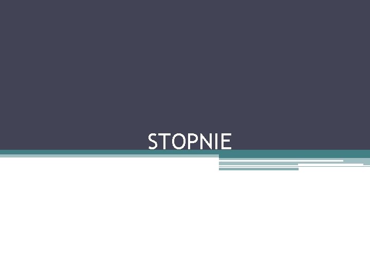 STOPNIE 