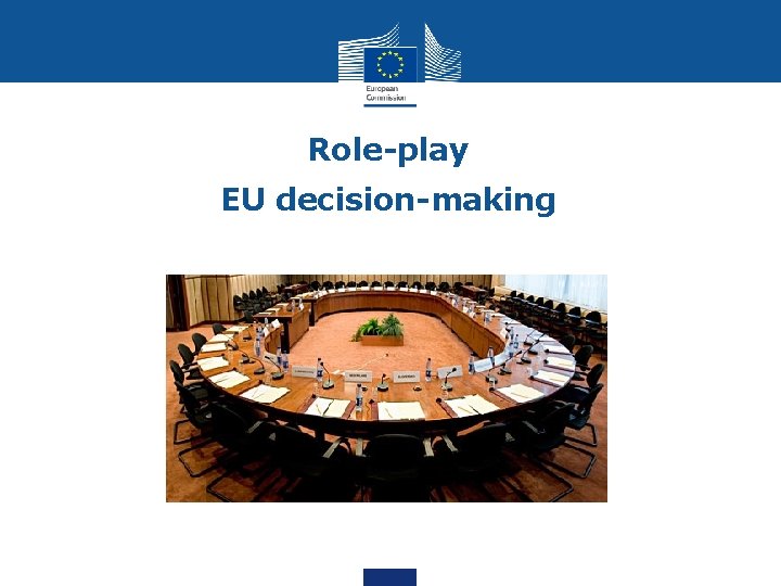 Role-play EU decision-making 