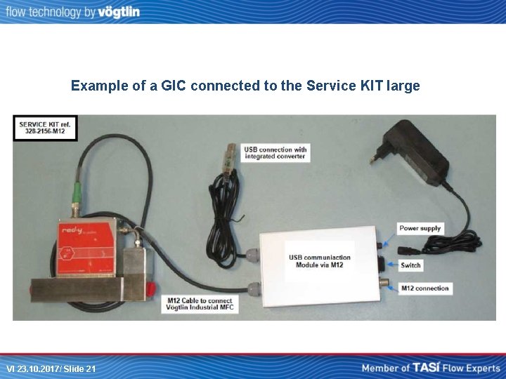 Example of a GIC connected to the Service KIT large VI 23. 10. 2017/