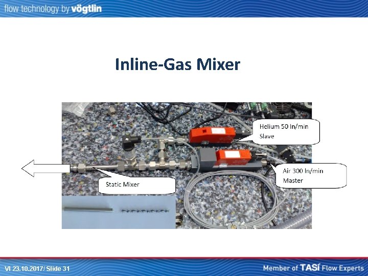Inline-Gas Mixer VI 23. 10. 2017/ Slide 31 