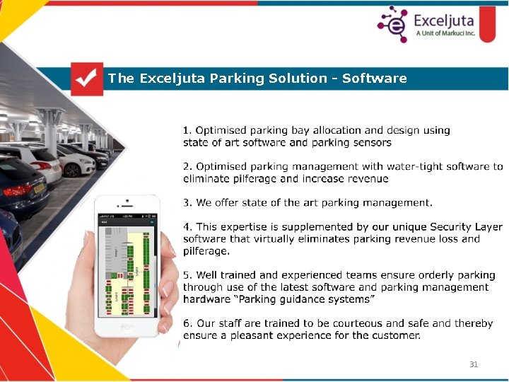 The Exceljuta Parking Solution - Software 31 