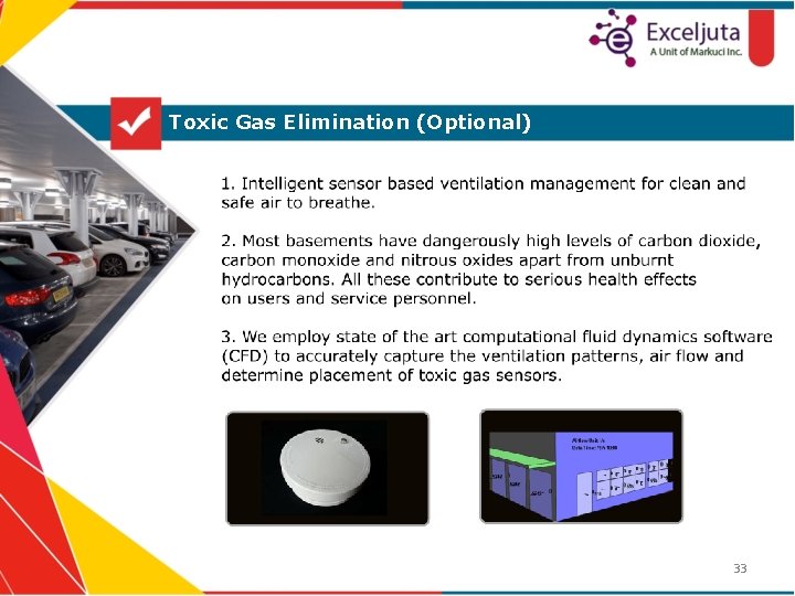 Toxic Gas Elimination (Optional) 33 