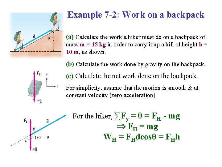 Chapter 7 Work Energy The Course Theme Is