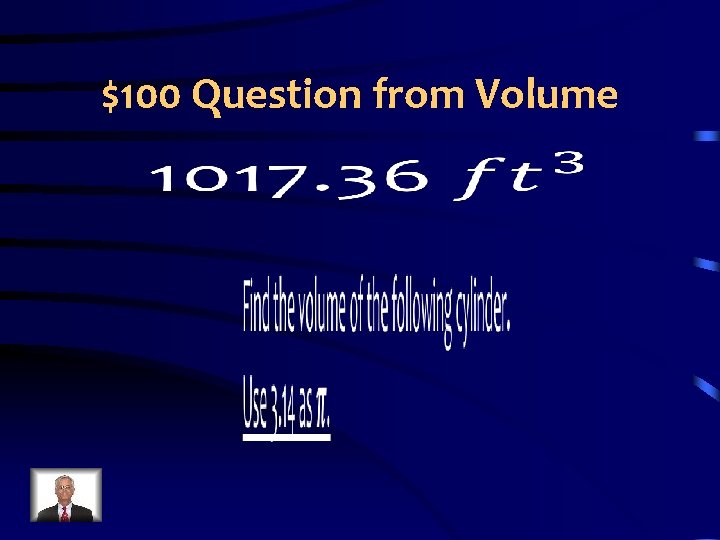 $100 Question from Volume 