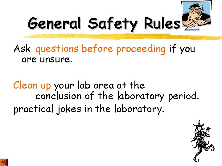 Lab Questionrules Lab Safety General Safety Rules Listen to or