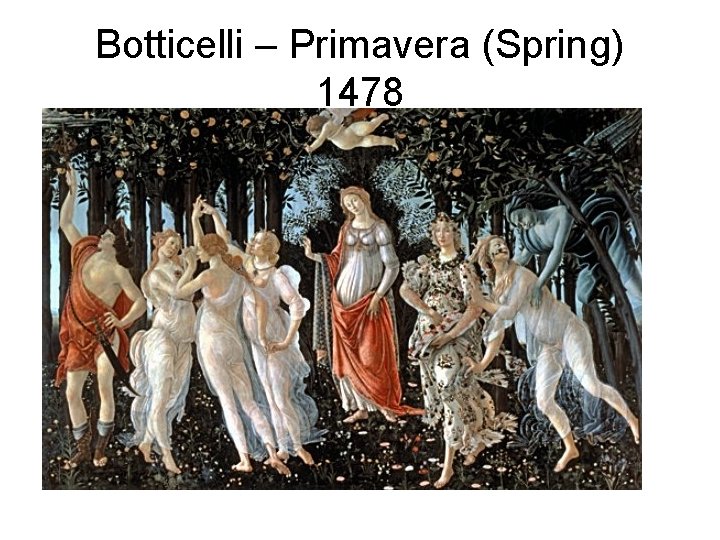 Botticelli – Primavera (Spring) 1478 