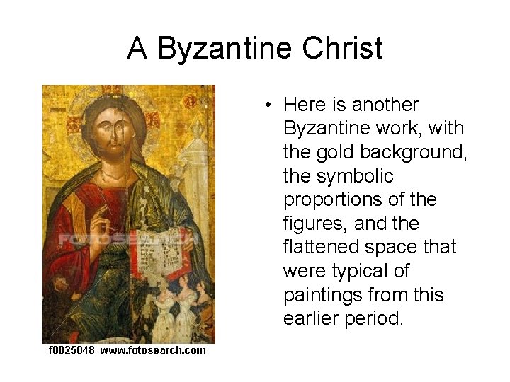 A Byzantine Christ • Here is another Byzantine work, with the gold background, the