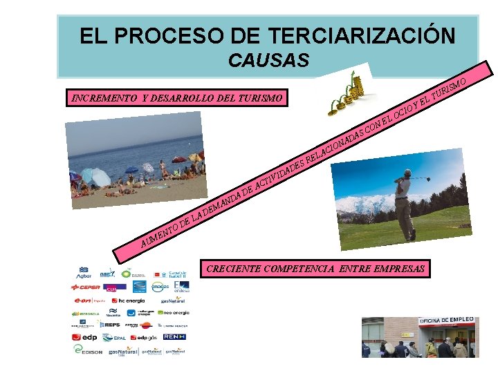 EL PROCESO DE TERCIARIZACIÓN CAUSAS DE LA TERCIARIZACIÓN CAUSAS O INCREMENTO Y DESARROLLO DEL EL PROCESO DE TERCIARIZACIÓN CAUSAS DE LA TERCIARIZACIÓN CAUSAS O INCREMENTO Y DESARROLLO DEL