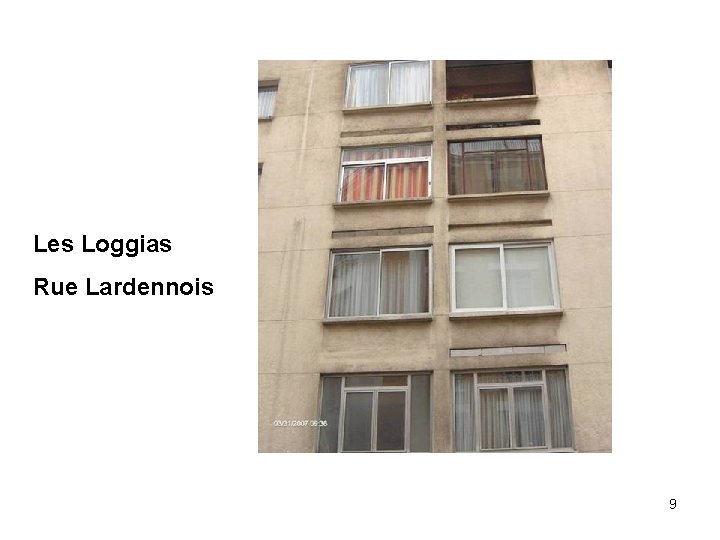 Les Loggias Rue Lardennois 9 