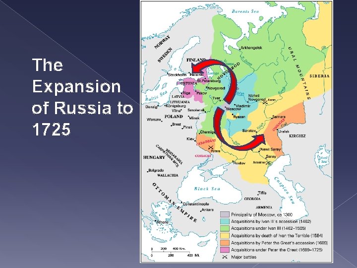 The Expansion of Russia to 1725 