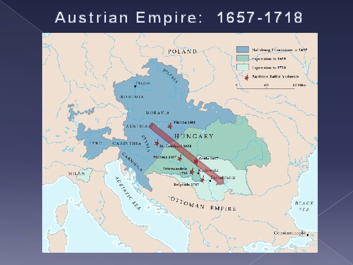 Austrian Empire: 1657 -1718 