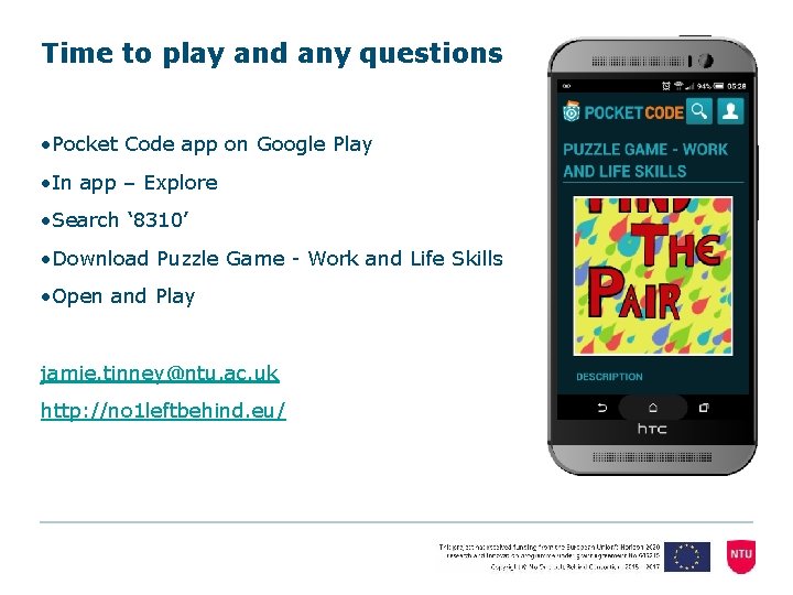 Time to play and any questions • Pocket Code app on Google Play •