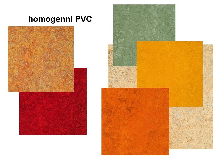 homogenní PVC 