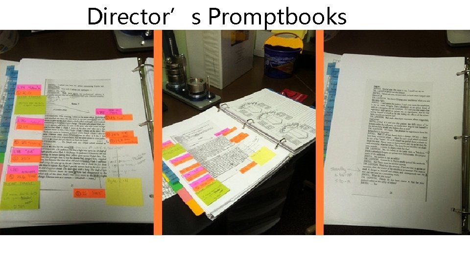 Director’s Promptbooks 
