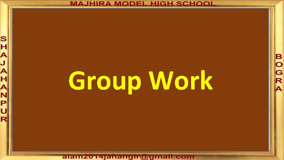 Answer of group work. thethe following questions. 1. Ms Rehana is talking about food.
