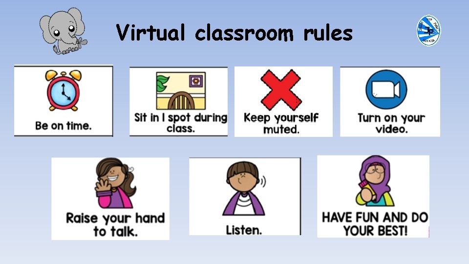 Virtual classroom rules 