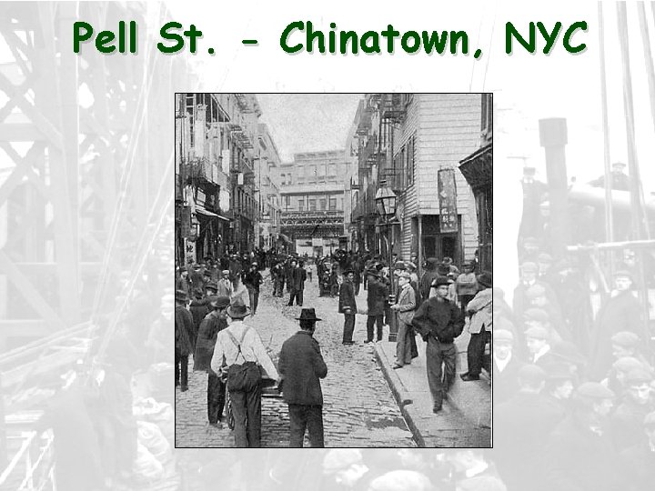 Pell St. - Chinatown, NYC 