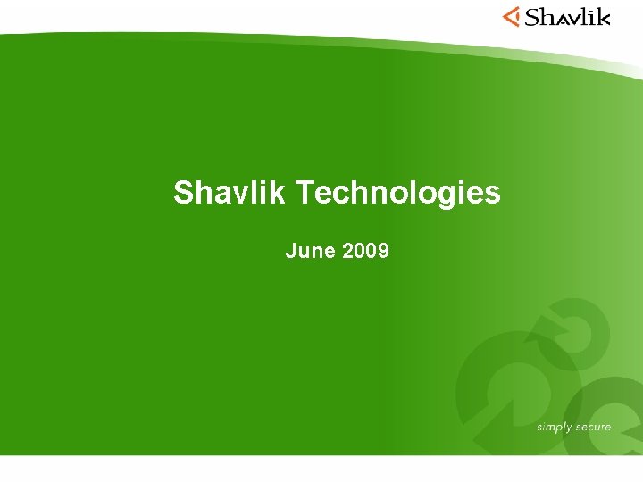 Shavlik Technologies June 2009 