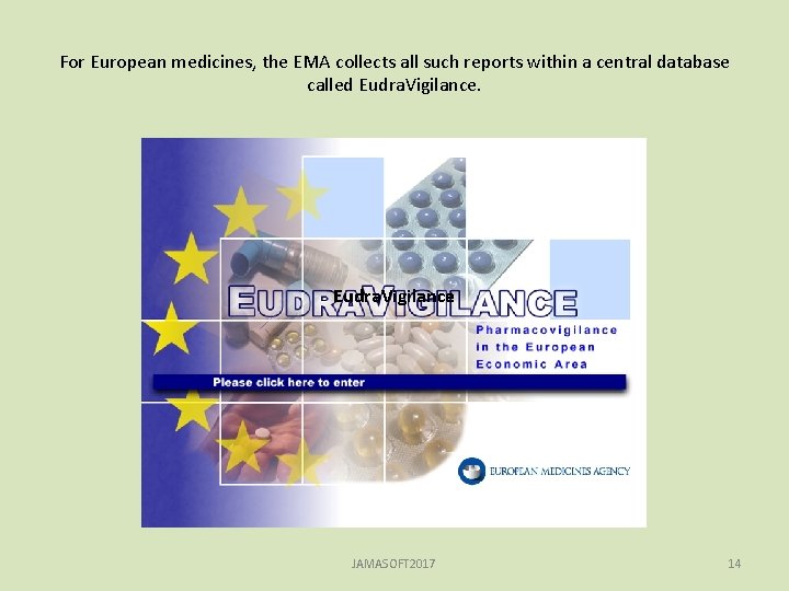 For European medicines, the EMA collects all such reports within a central database called