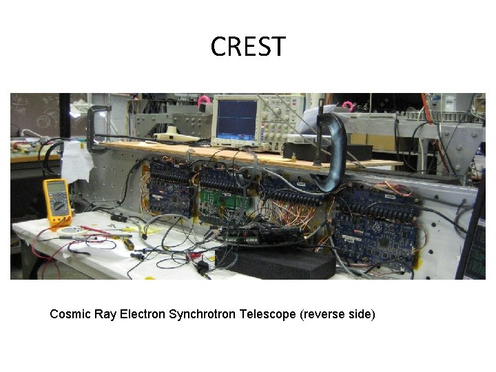 CREST Cosmic Ray Electron Synchrotron Telescope (reverse side) 