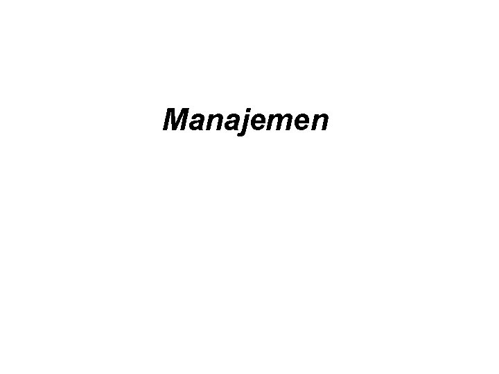 Manajemen 