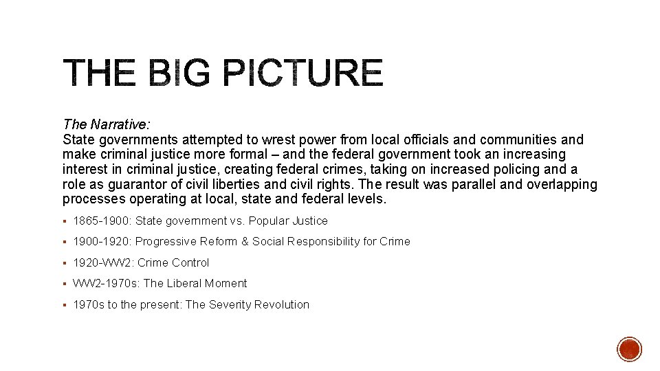 The Narrative: State governments attempted to wrest power from local officials and communities and