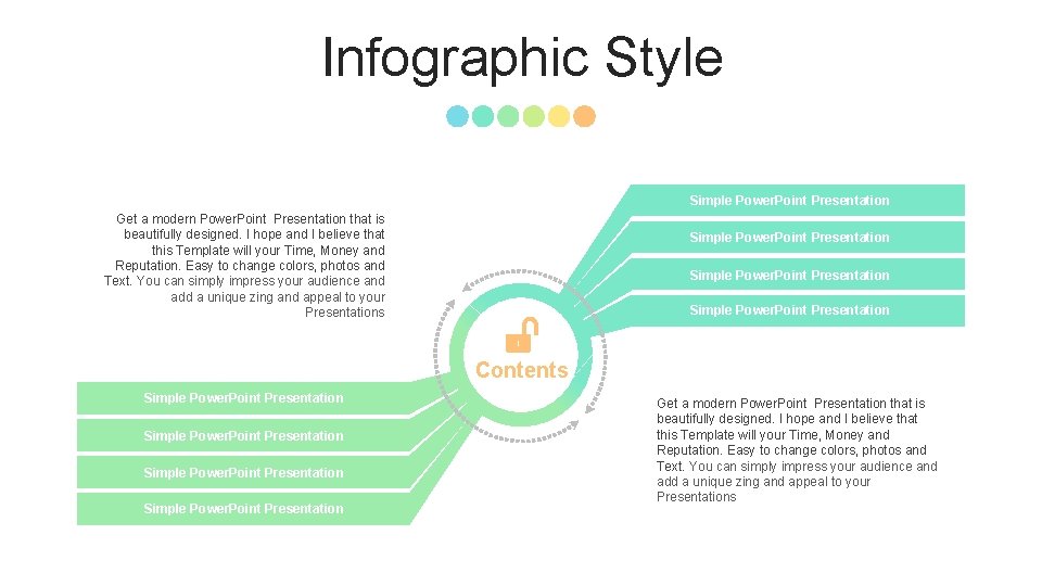 Infographic Style Simple Power. Point Presentation Get a modern Power. Point Presentation that is