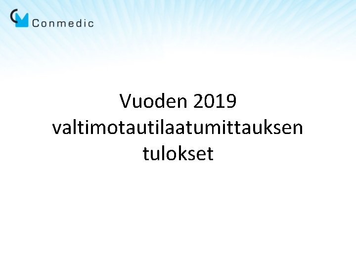 Vuoden 2019 valtimotautilaatumittauksen tulokset 