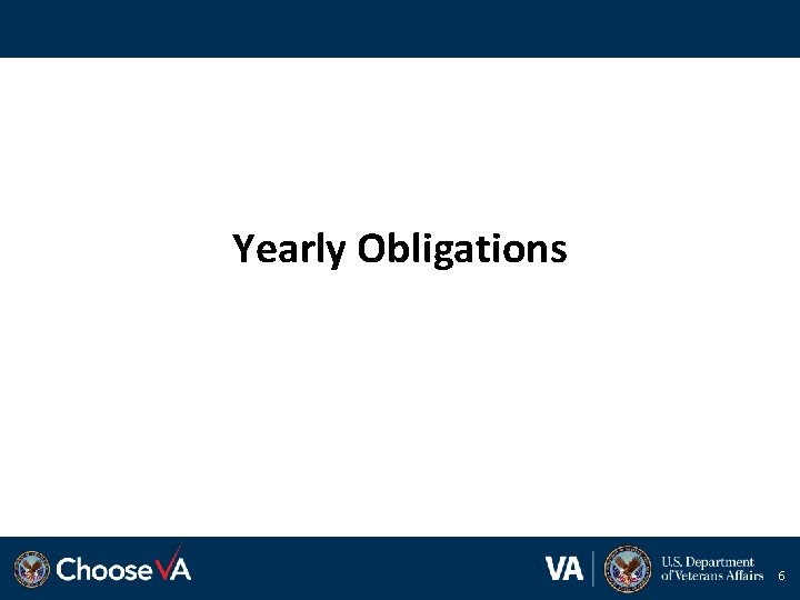 Yearly Obligations 6 
