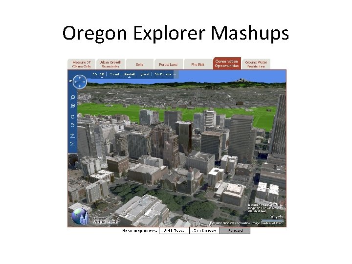 Oregon Explorer Mashups 