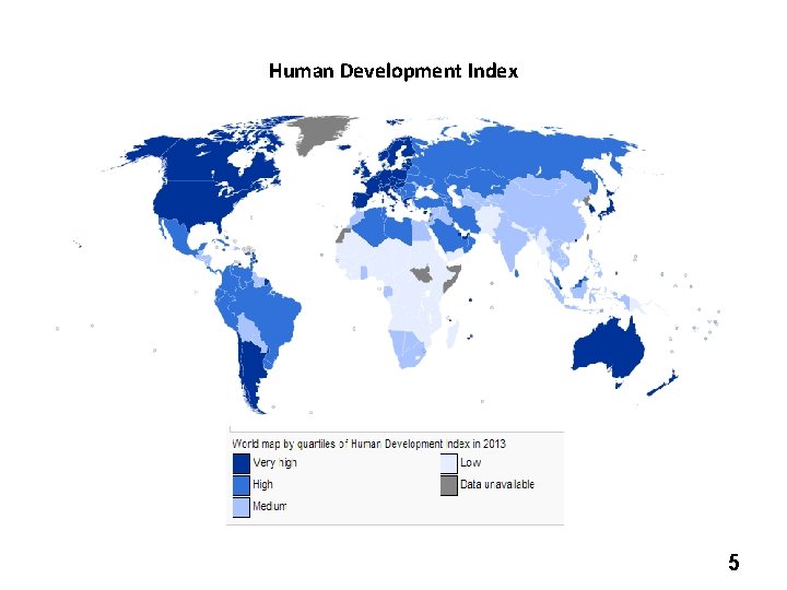 Human Development Index 5 