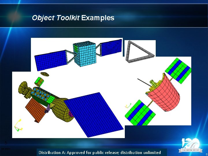 Object Toolkit Examples 5 SCTC 2010 N 2 k Distribution A: Approved for public