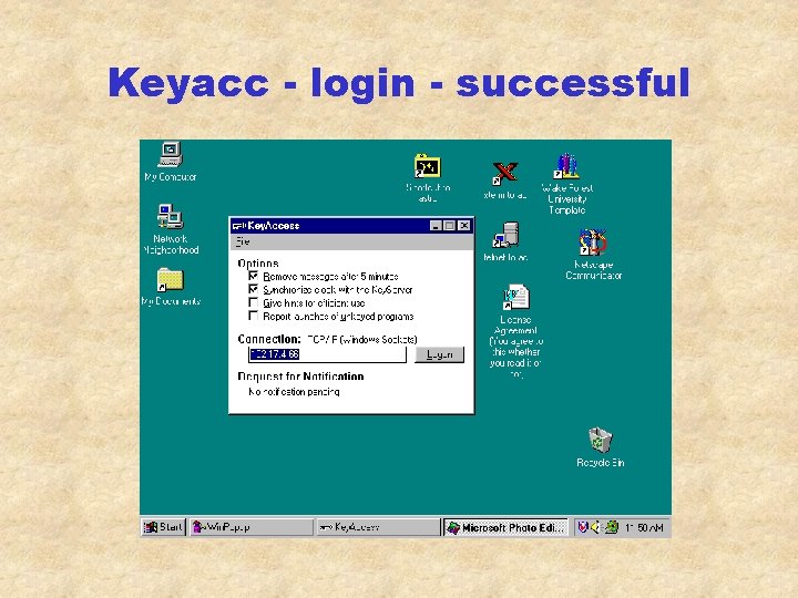 Keyacc - login - successful 