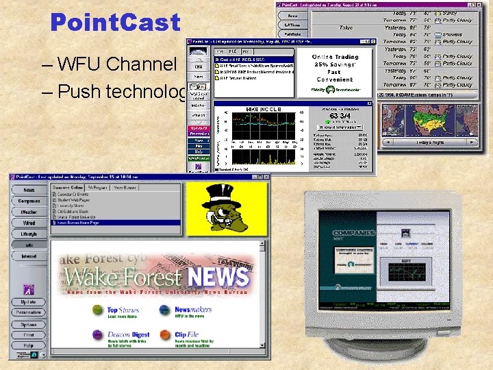 Point. Cast – WFU Channel – Push technology 