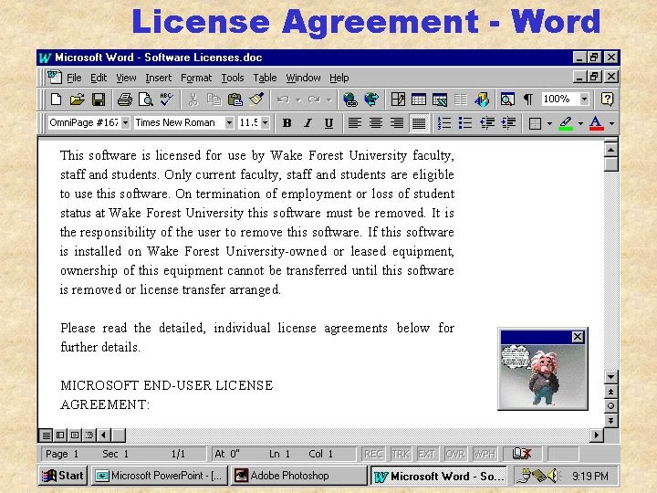 License Agreement - Word 