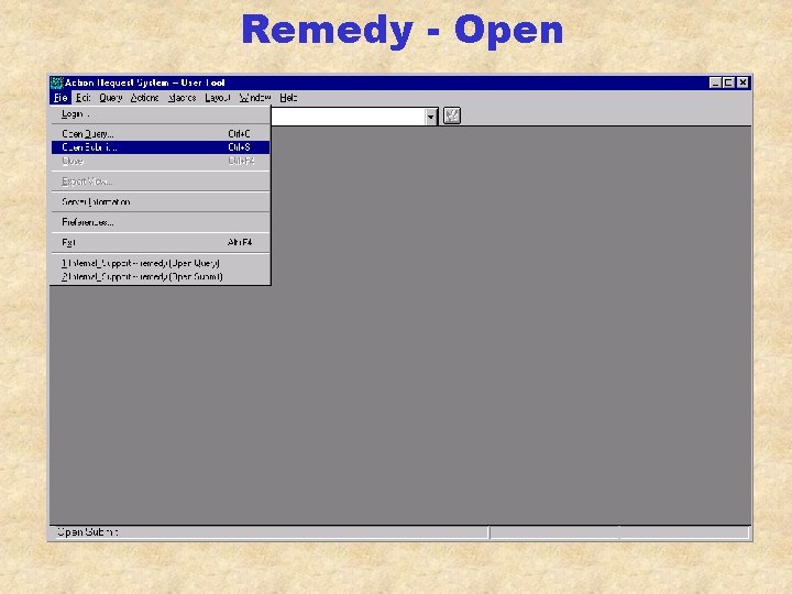 Remedy - Open 