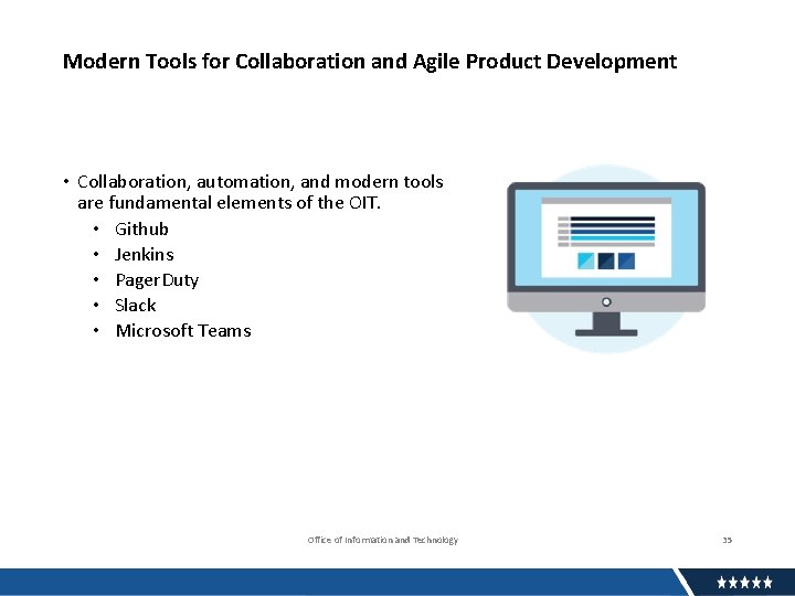 Modern Tools for Collaboration and Agile Product Development • Collaboration, automation, and modern tools
