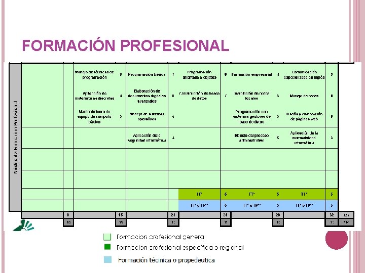 FORMACIÓN PROFESIONAL 