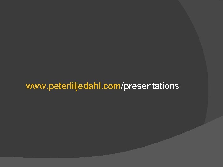 www. peterliljedahl. com/presentations 