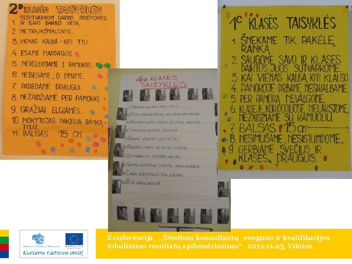 Konferencija , , Švietimo konsultantų rengimo ir kvalifikacijos tobulinimo rezultatų apibendrinimas“ 2011 -11 -25, Konferencija , , Švietimo konsultantų rengimo ir kvalifikacijos tobulinimo rezultatų apibendrinimas“ 2011 -11 -25,