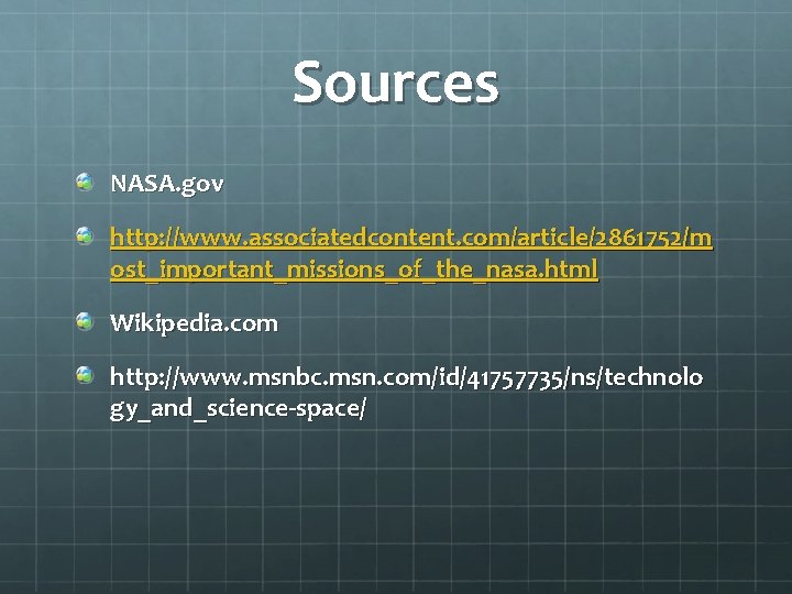 Nasa Sources Space Travel Kathleen Sykes Types of Space Exploration