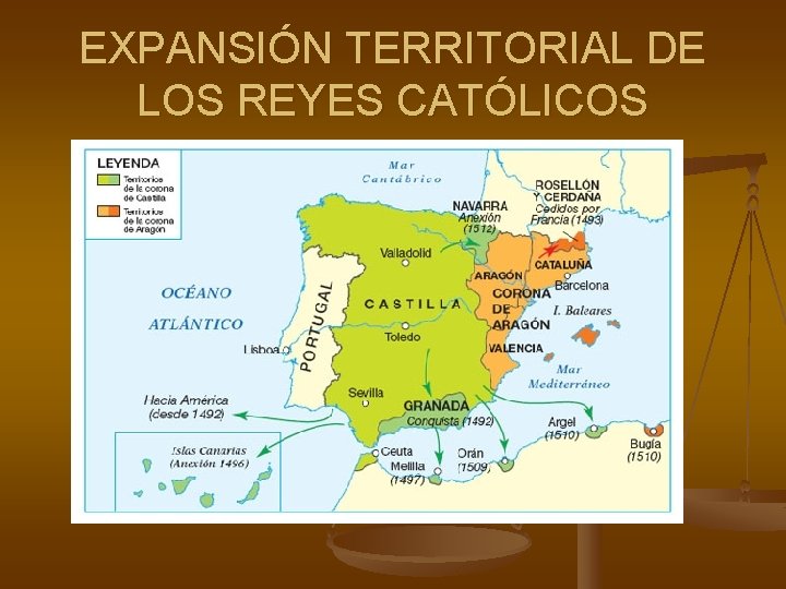 EXPANSIÓN TERRITORIAL DE LOS REYES CATÓLICOS 