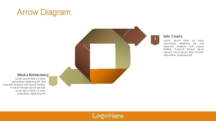 Arrow Diagram E Media Networking Lorem ipsum dolor sit amet, consectetur adipiscing elit. Sed