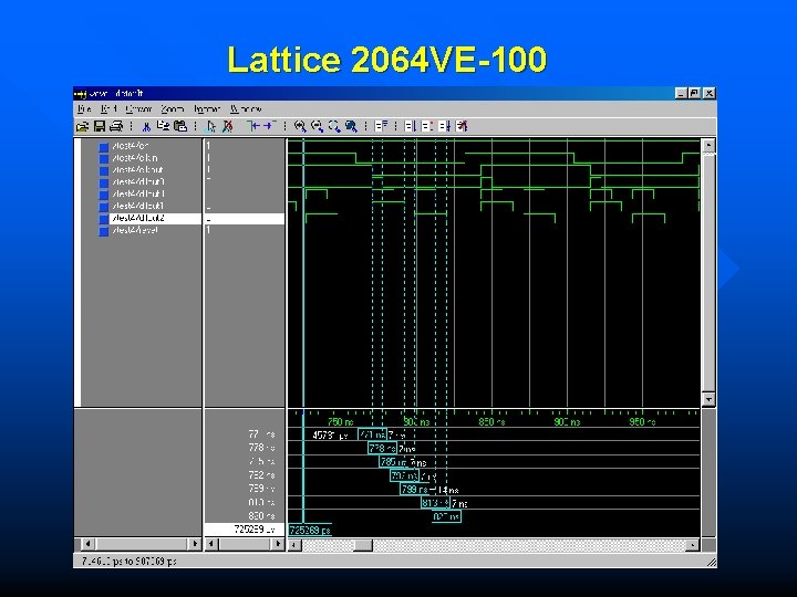 Lattice 2064 VE-100 