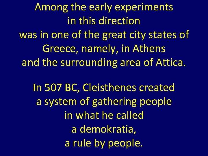 Among the early experiments in this direction was in one of the great city Among the early experiments in this direction was in one of the great city